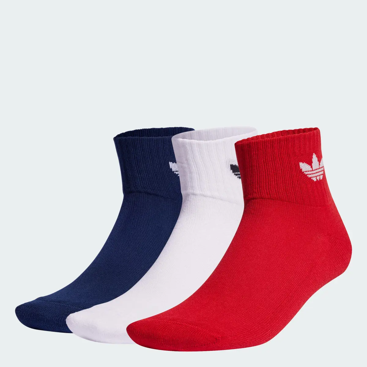 Adidas Mid Crew Socks 3 Pairs. 1