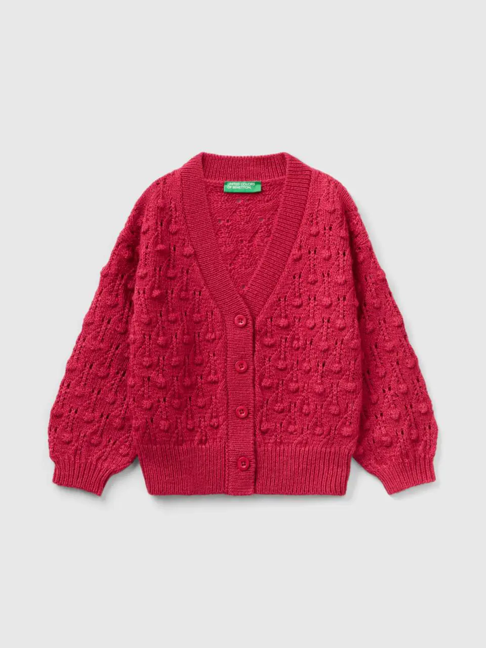 Benetton knit cardigan with buttons. 1
