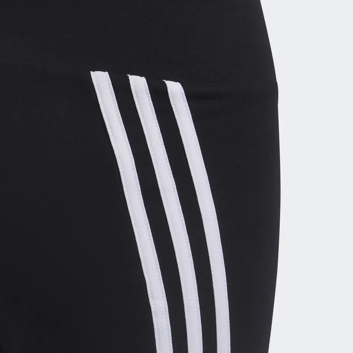 Adidas Future Icons 3-Stripes Flared Cotton Tights. 3