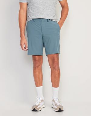 Old Navy StretchTech Go-Dry Cool Ripstop Chino Shorts -- 7-inch inseam blue