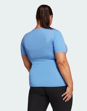 Adidas Techfit Short Sleeve Training T-Shirt (Plus Size). 3 Adidas Techfit Short Sleeve Training T-Shirt (Plus Size). 3
