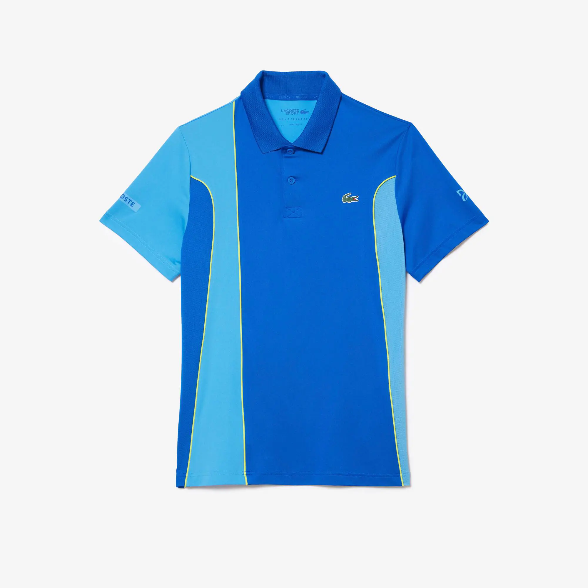 Lacoste Men's Lacoste SPORT x Novak Djokovic Regular Fit Colour-Block Polo. 2