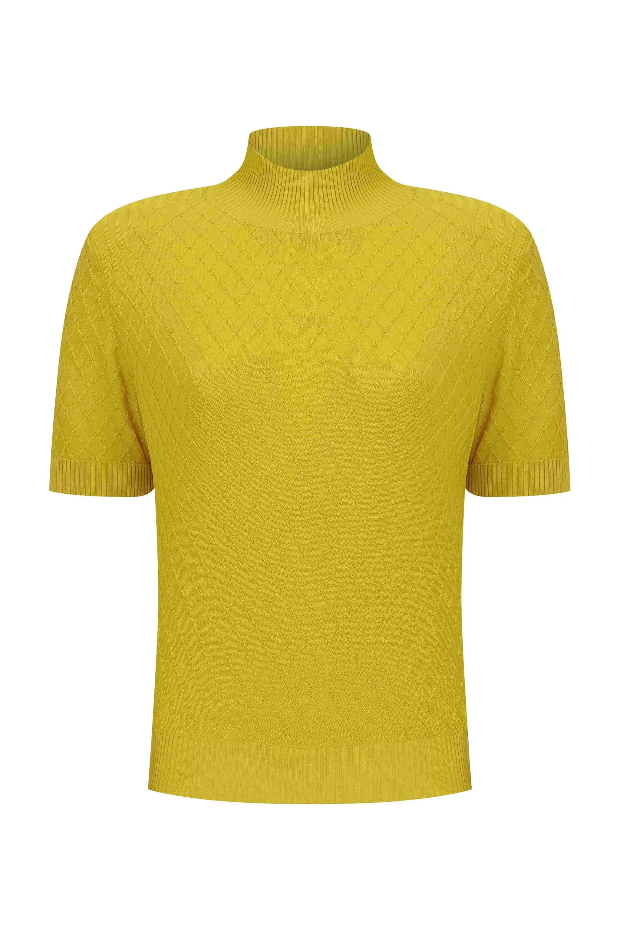 Roman Yellow Turtleneck Women's Knitwear - 1 / Yellow. 1