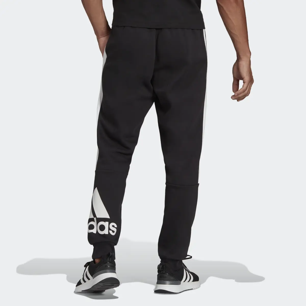 Adidas Essentials Colorblock Fleece Pants. 2