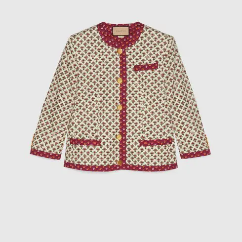 Gucci Flower print cotton jacket. 1