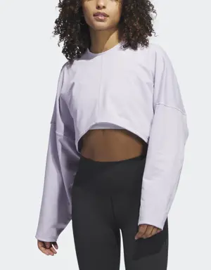 Yoga Studio Crop Sweatshirt