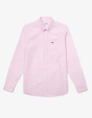 Camisa de hombre regular fit en algodón Oxford