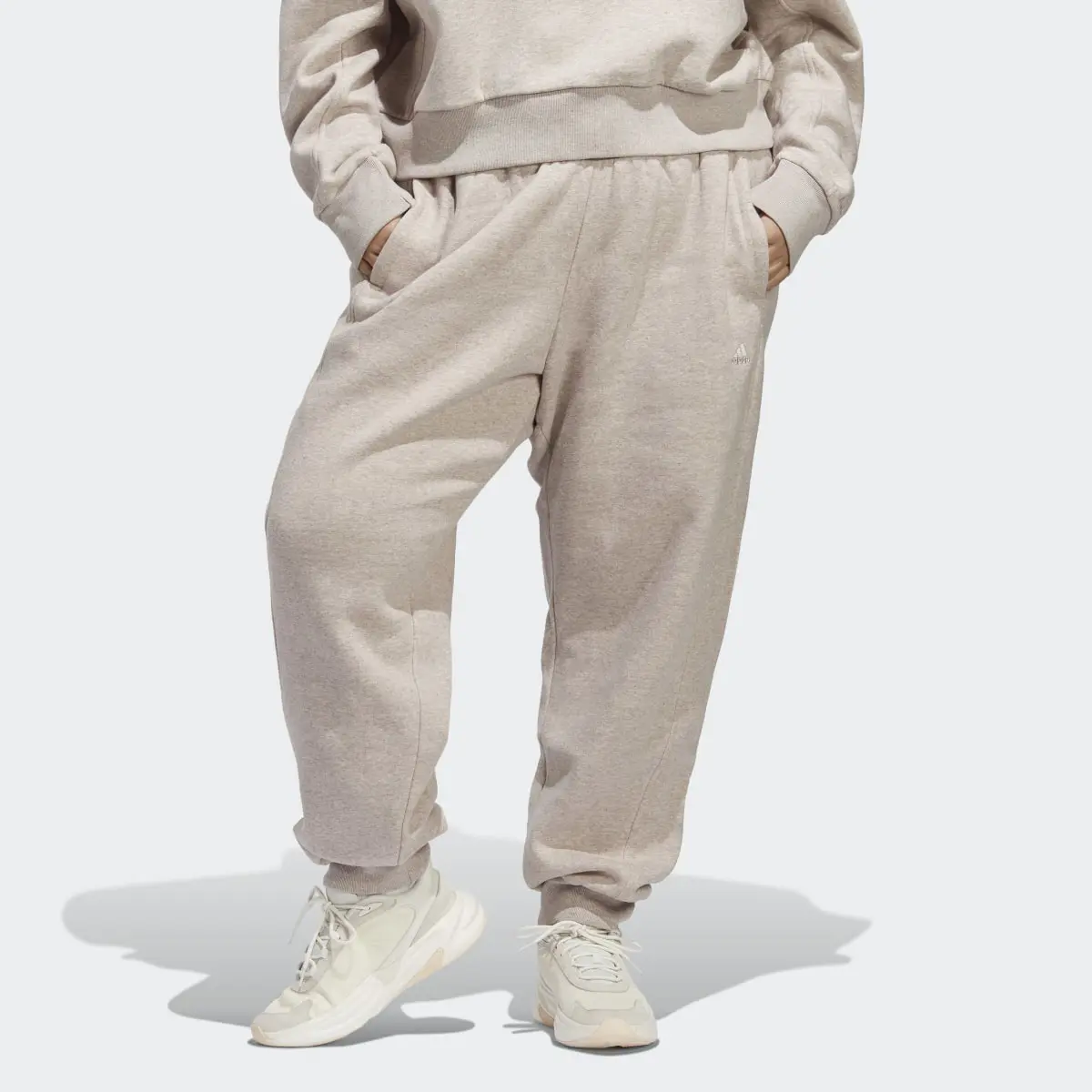 Adidas ALL SZN Fleece Pants (Plus Size). 1