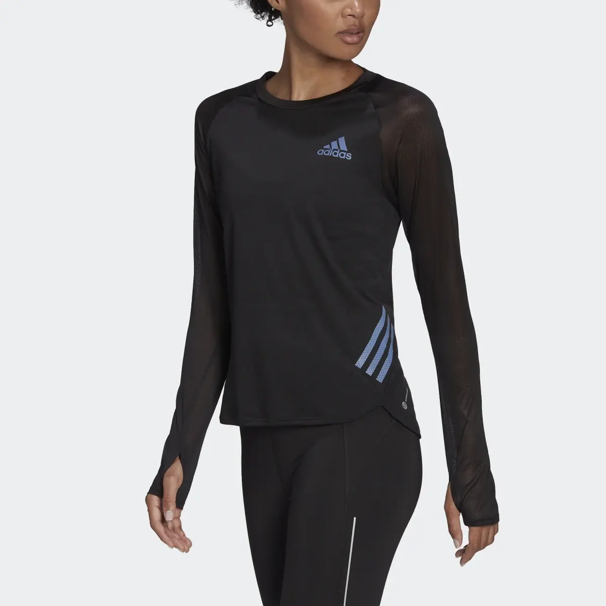 Adidas Maglia da running Parley adizero Long Sleeve. 1