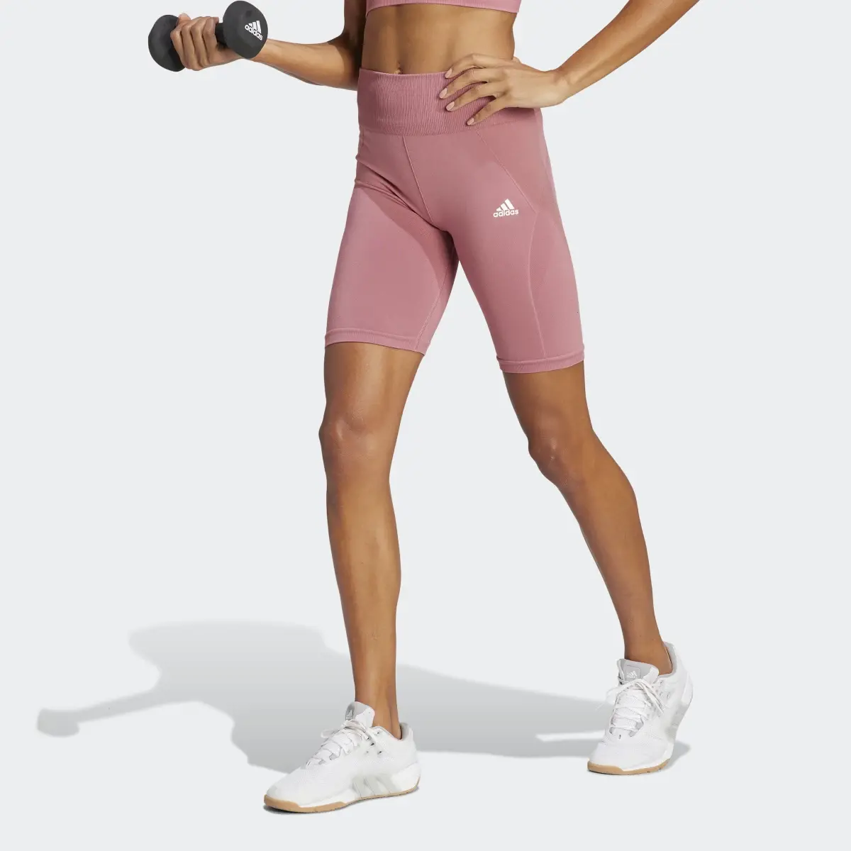 Adidas Training Seamless Short Leggings. 1