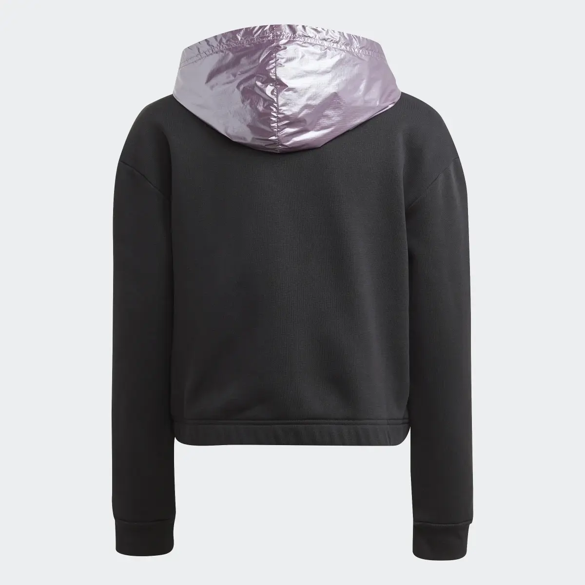 Adidas Sudadera con capucha Winter Glam Fleece Loose Crop. 2