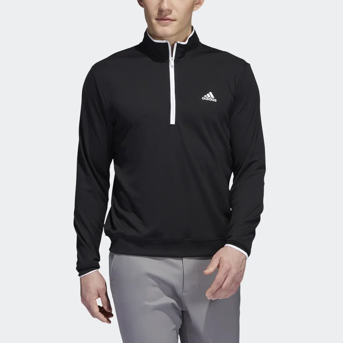 Adidas Quarter-Zip Pullover. 1