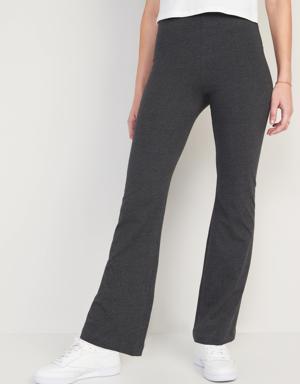 Old Navy High-Waisted Flare Leggings gray