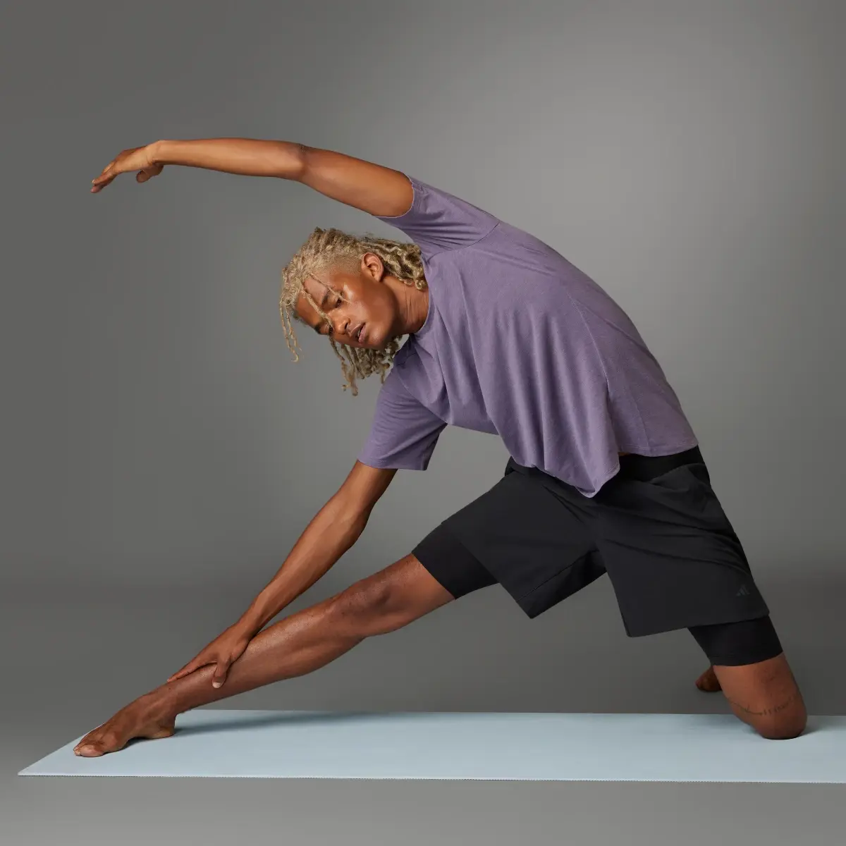 Adidas Yoga Premium Training Two-in-One Shorts. 3