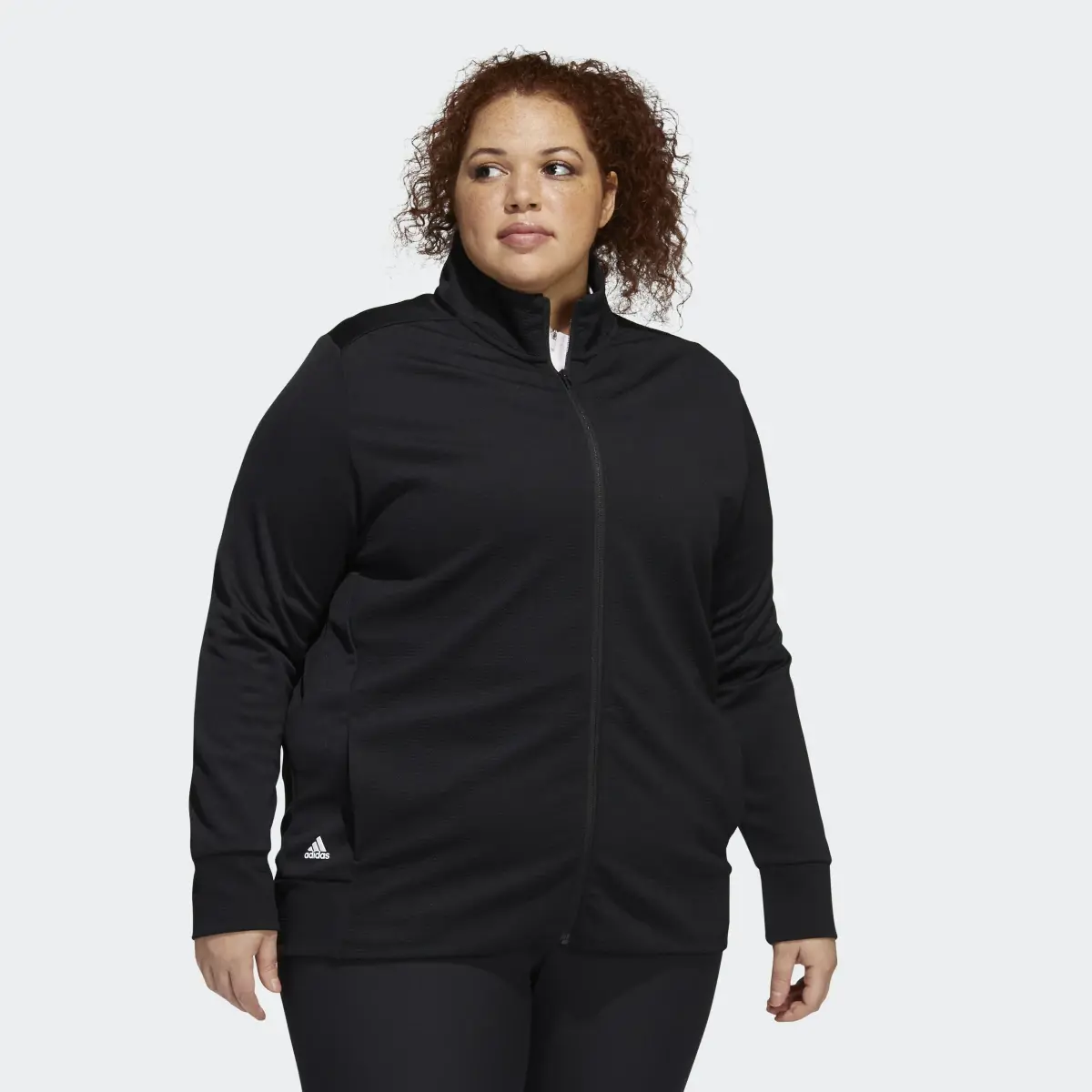 Adidas Giacca Textured Full-Zip (Curvy). 2