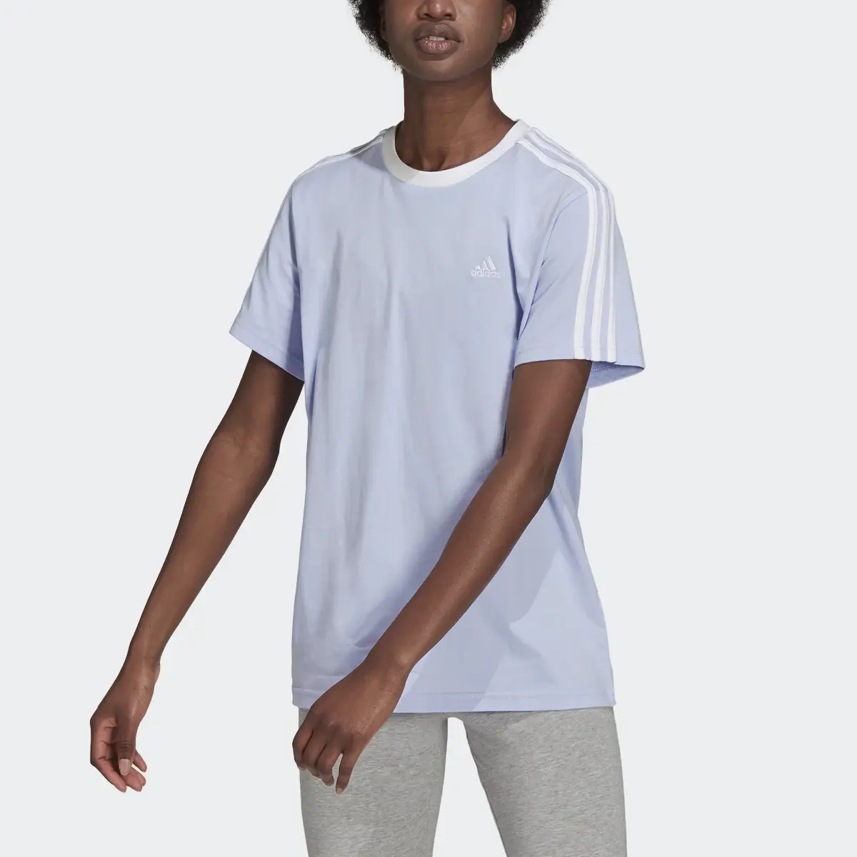 Adidas Essentials 3-Stripes Tee. 1