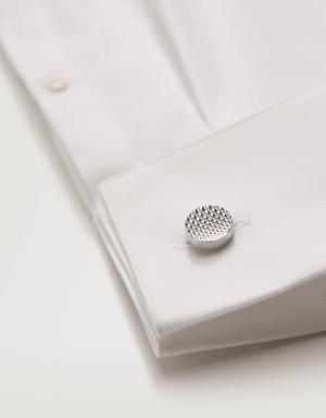 Rounded cufflinks