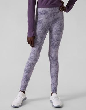Girl High Rise Textured Chit Chat Tight