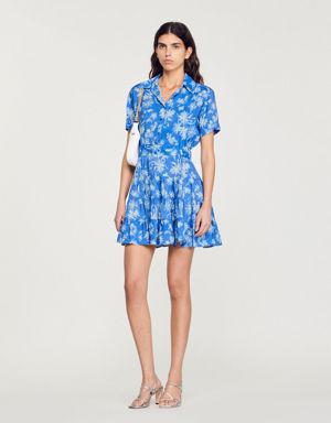 Short printed dress Select a size and Login to add to Wish list