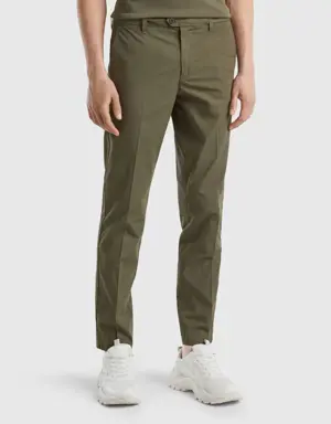 slim fit chinos in light cotton