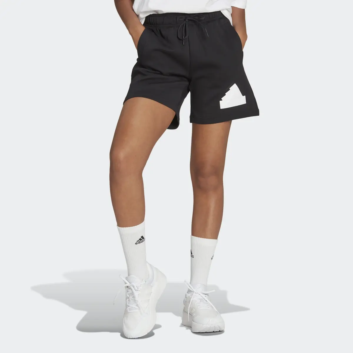 Adidas Future Icons Badge of Sport Shorts. 1