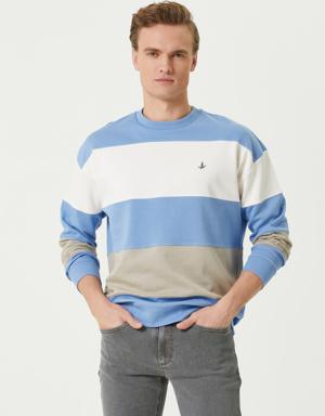 Mavi Colorblocked Logolu Sweatshirt
