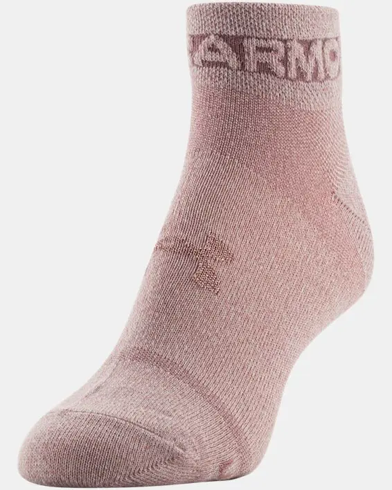 Under Armour Women's UA Essential 6-Pack Low Cut Socks. 3