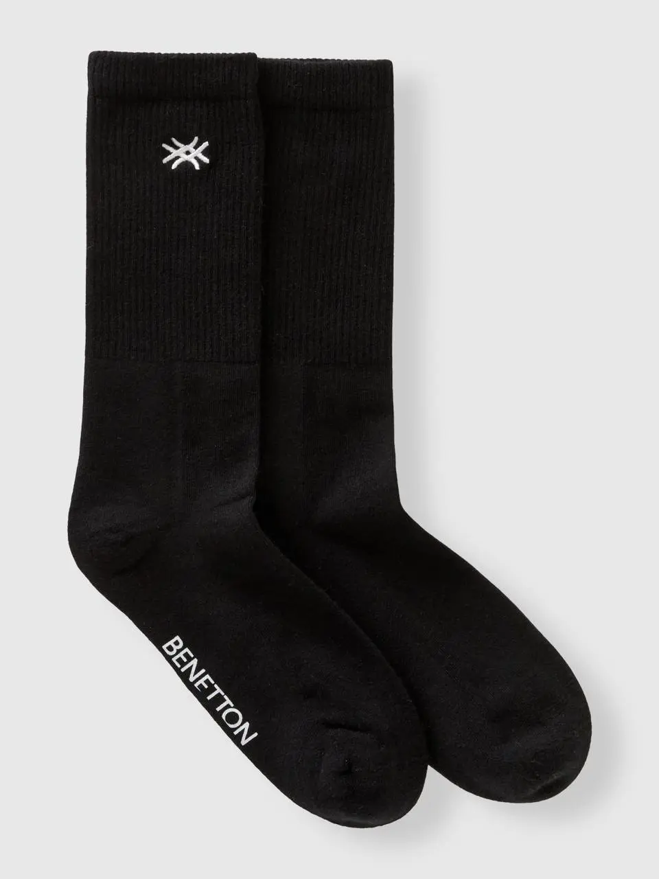 Benetton sporty socks in organic cotton blend. 1