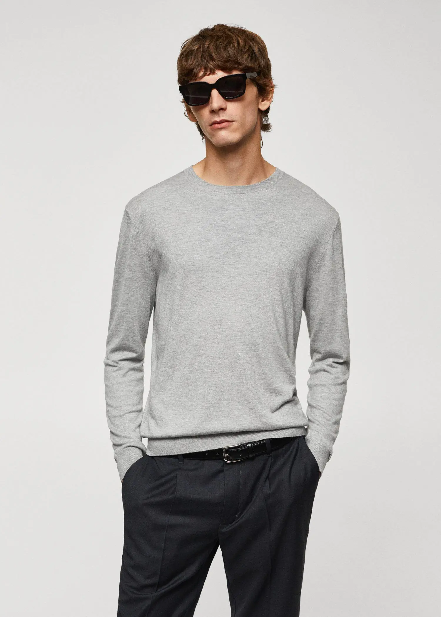 Mango Fine modal-silk sweater. 1