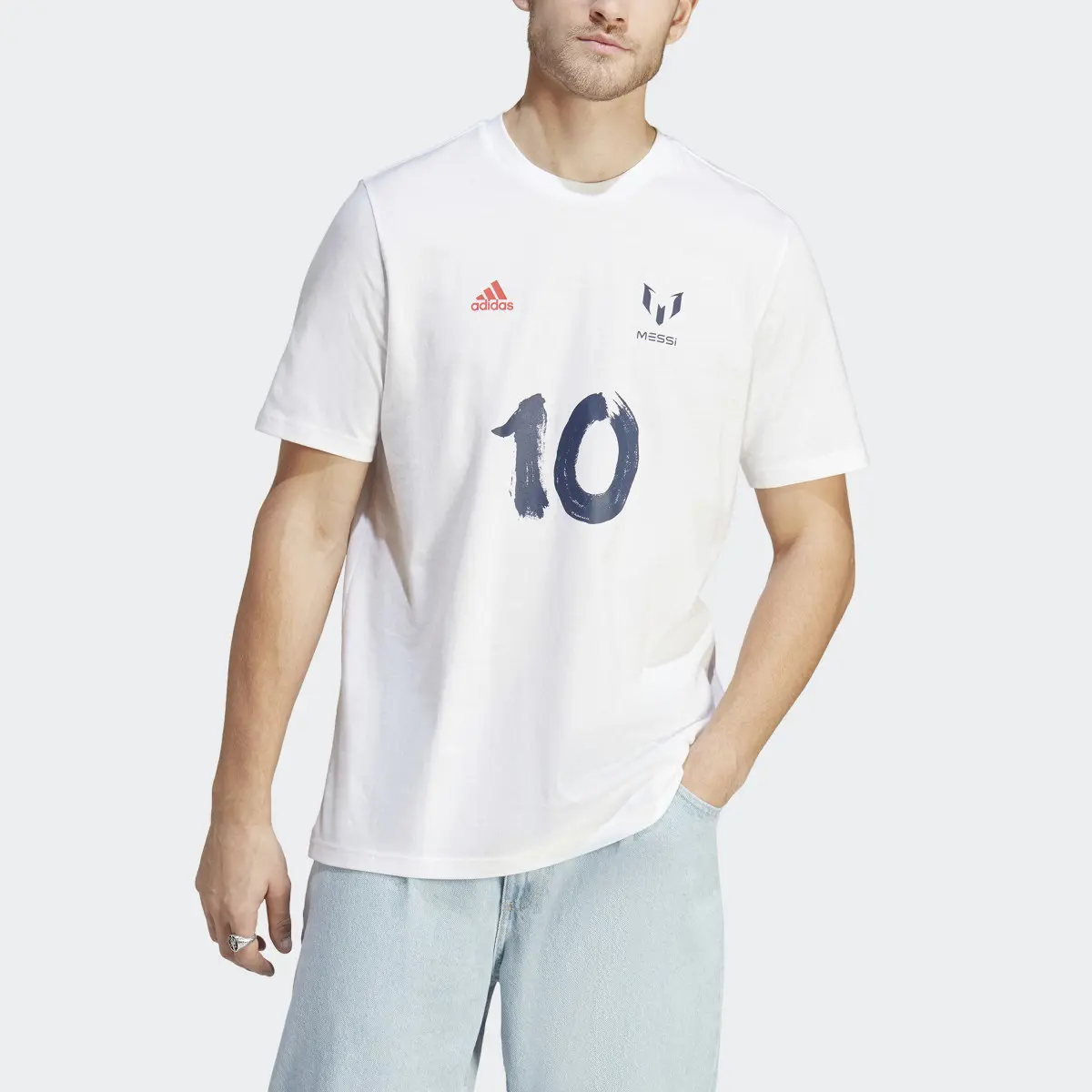 Adidas Playera Estampada Messi Fútbol CNY. 1