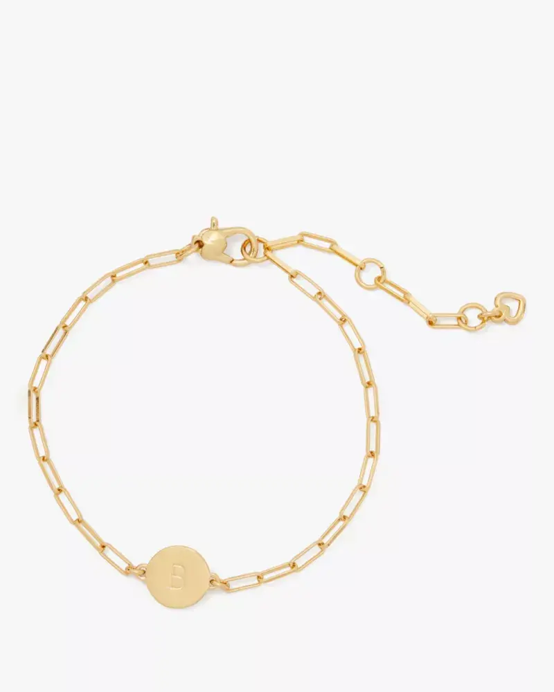 Kate Spade B Initial Chain Bracelet. 1