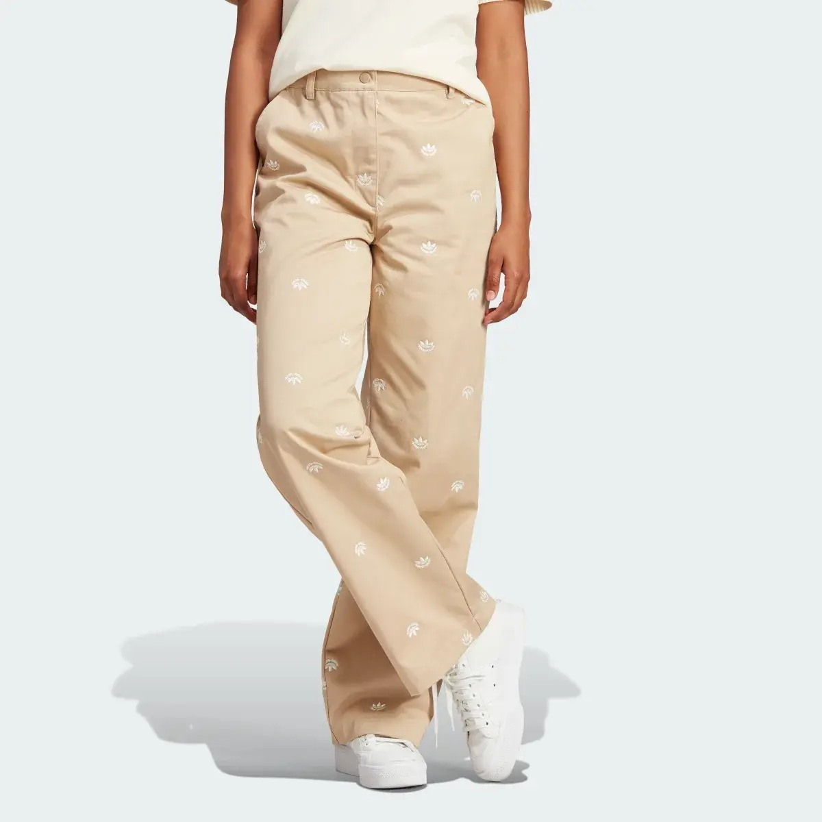 Adidas Allover Mini Crest Chino Pants. 1