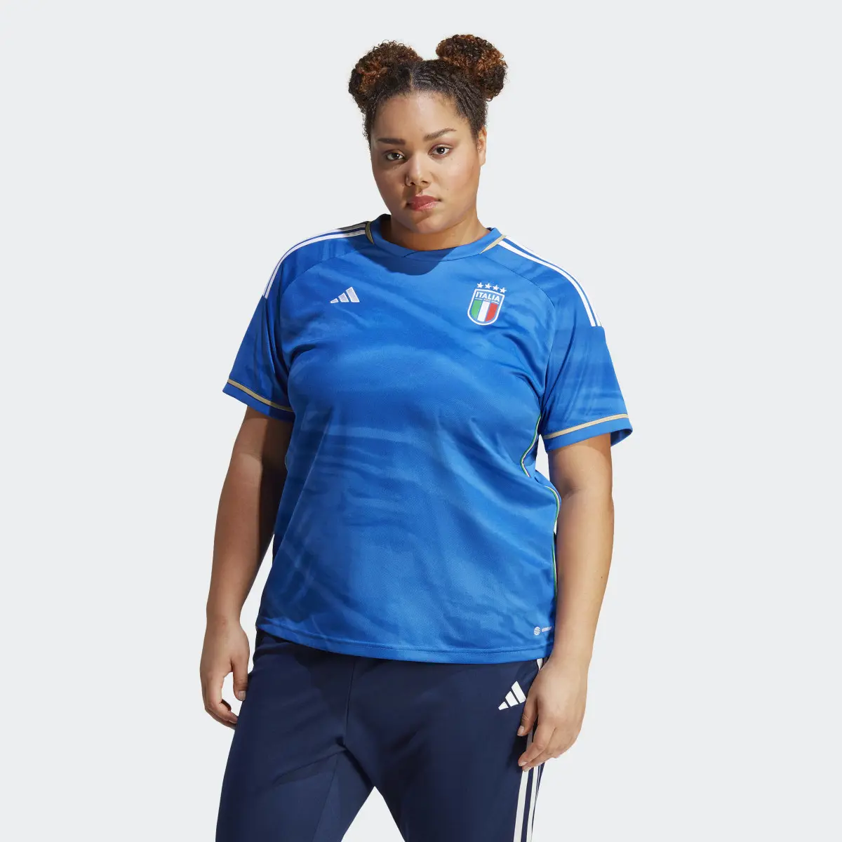 Adidas Italy 23 Home Jersey (Plus Size). 2