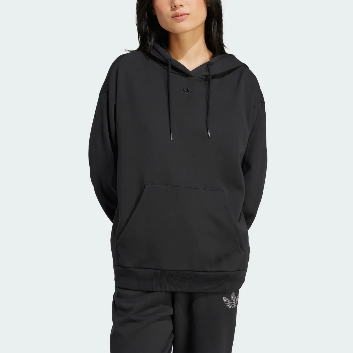 Adidas Hoodie Embellished Oversized. 1