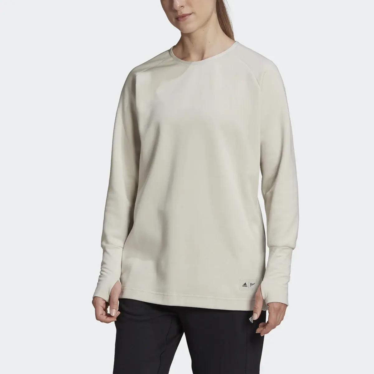 Adidas Parley Crew Sweatshirt. 1