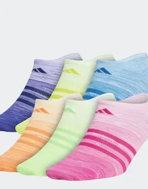 Superlite Multi Space-Dye No-Show Socks 6 Pairs