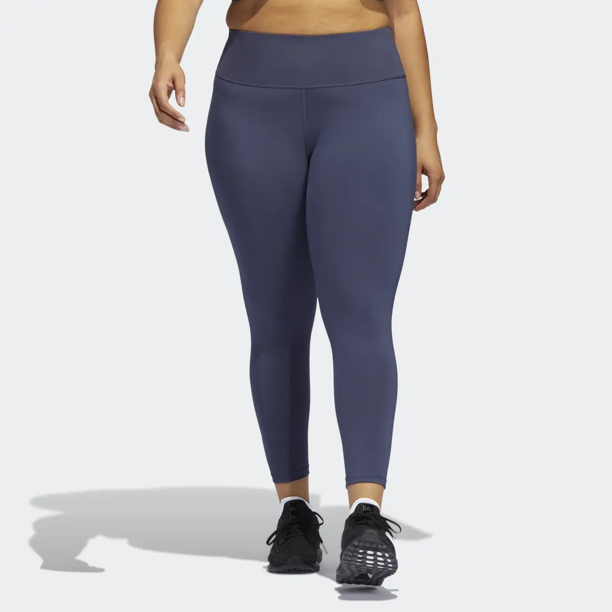 Adidas Optime Training Leggings (Plus Size). 1