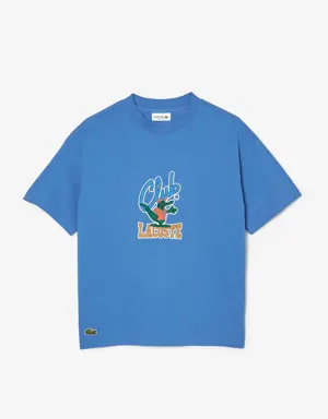 Lacoste T-shirt com estampado da mascote