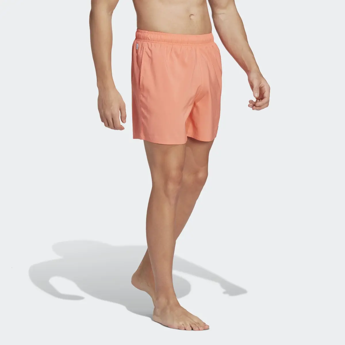 Adidas Short Length Solid Swim Shorts. 3