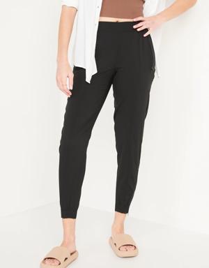 Old Navy Mid-Rise StretchTech Joggers for Women black