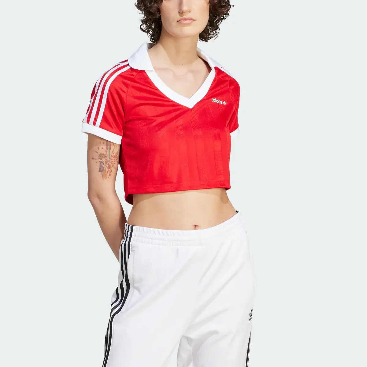 Adidas Soccer Crop Top. 1