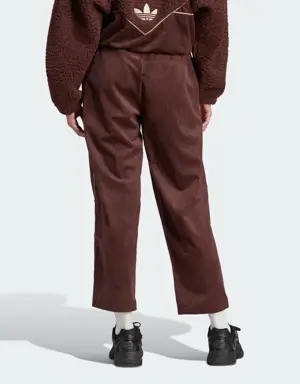 Open Hem Corduroy Pants