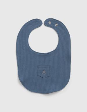 Gap Baby First Favorites TinyRib Bib blue