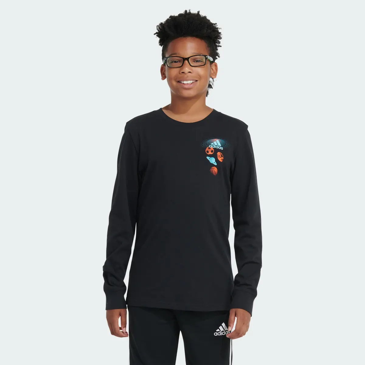 Adidas Long Sleeve Space Age Tee. 1