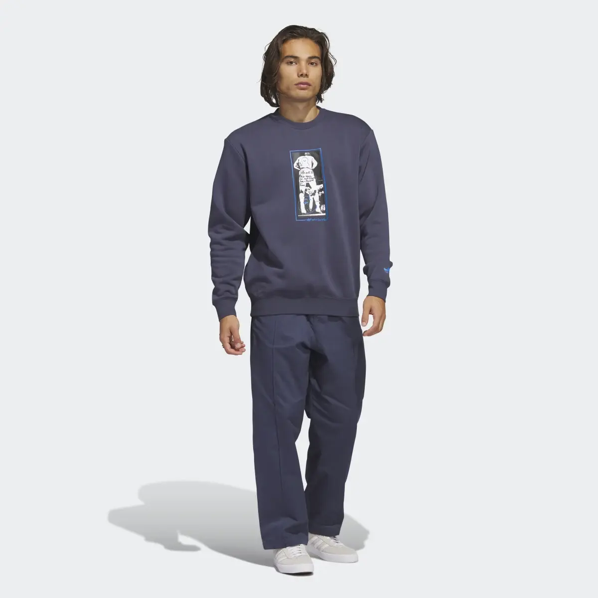 Adidas Felpa Graphic Shmoofoil Crewneck. 3