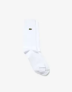 Lacoste Unisex Cotton Blend High-Cut Socks