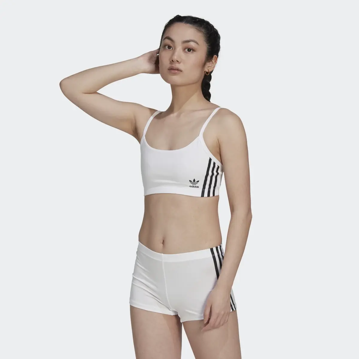 Adidas Adicolor Comfort Flex Cotton Bralette Underwear. 2