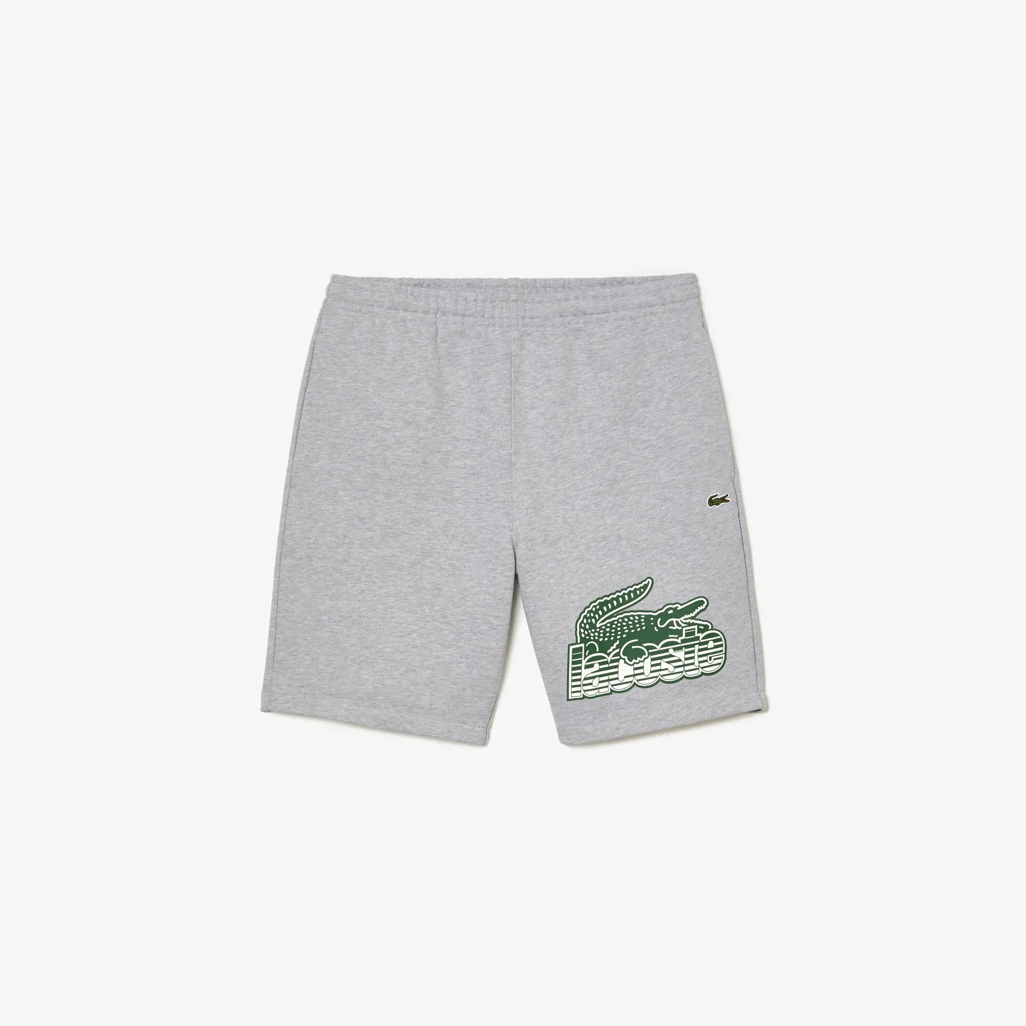 Lacoste Men’s Unbrushed Cotton Fleece Shorts. 2