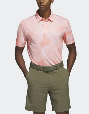 Adidas Flower Mesh Golf Polo Shirt