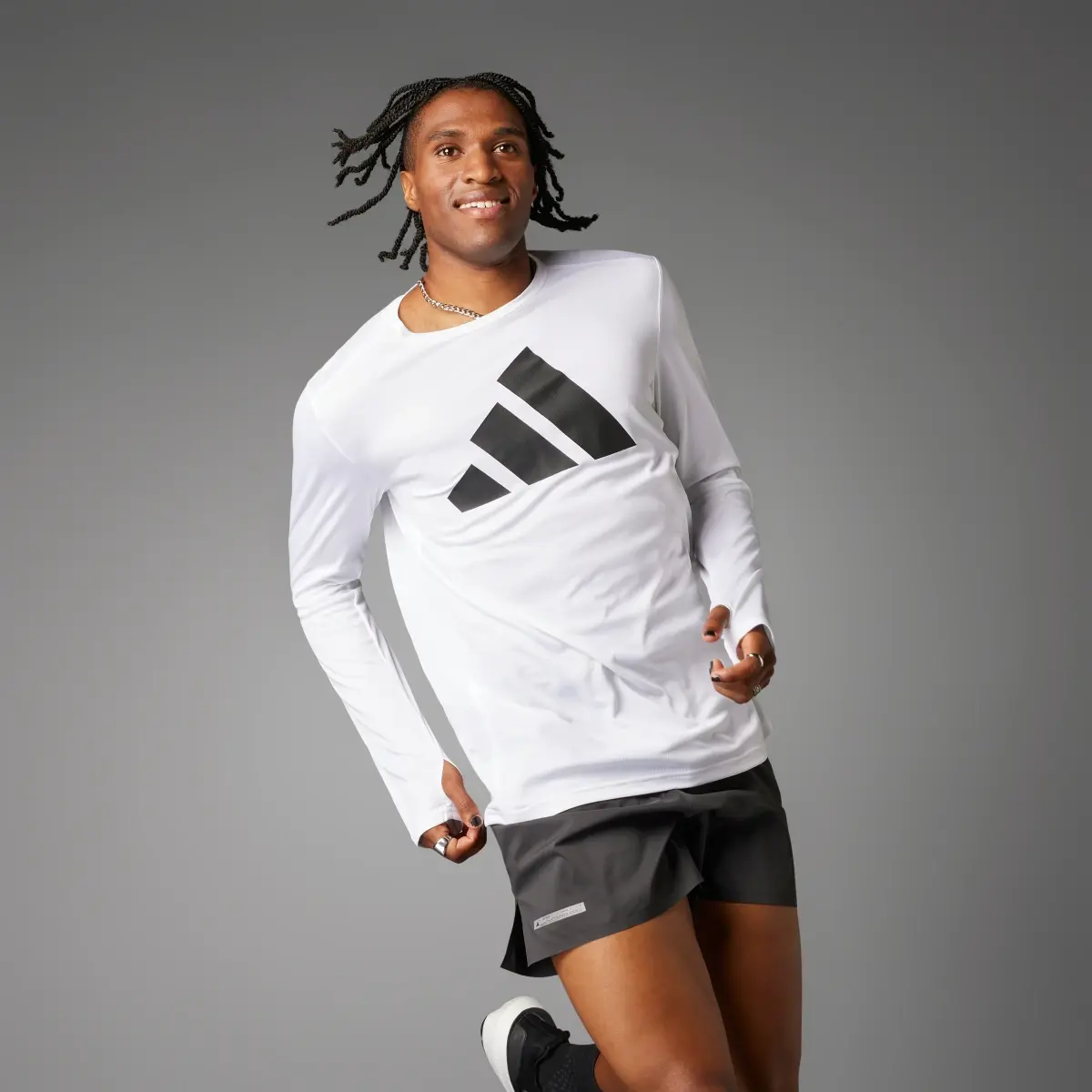 Adidas Run It Long Sleeve Tee. 1